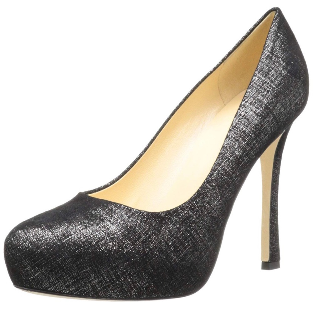 Kate Spade Nikki Platform Print Suede Heels